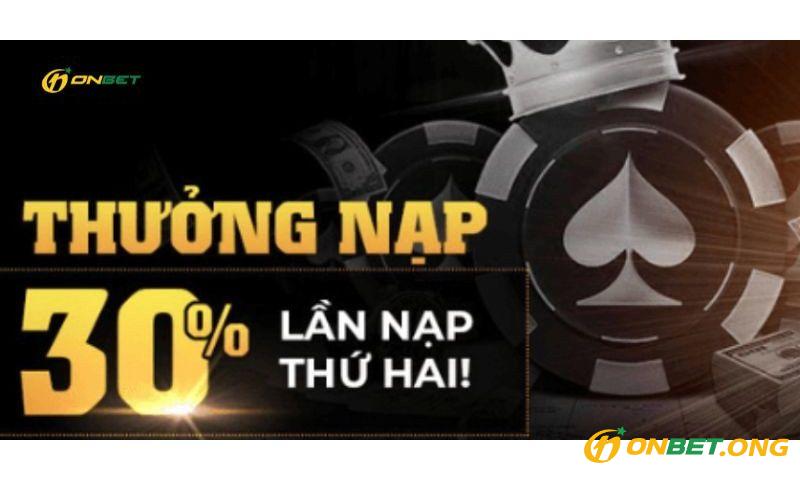 Nạp tiền Onbet nhận khuyến mãi khủng.